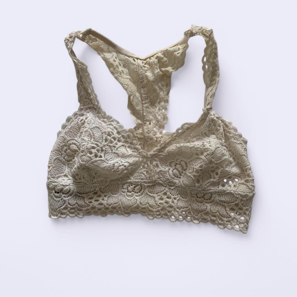 Women’s Aerie Cream Lace Bralette